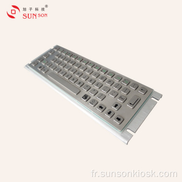 Clavier en acier inoxydable renforcé